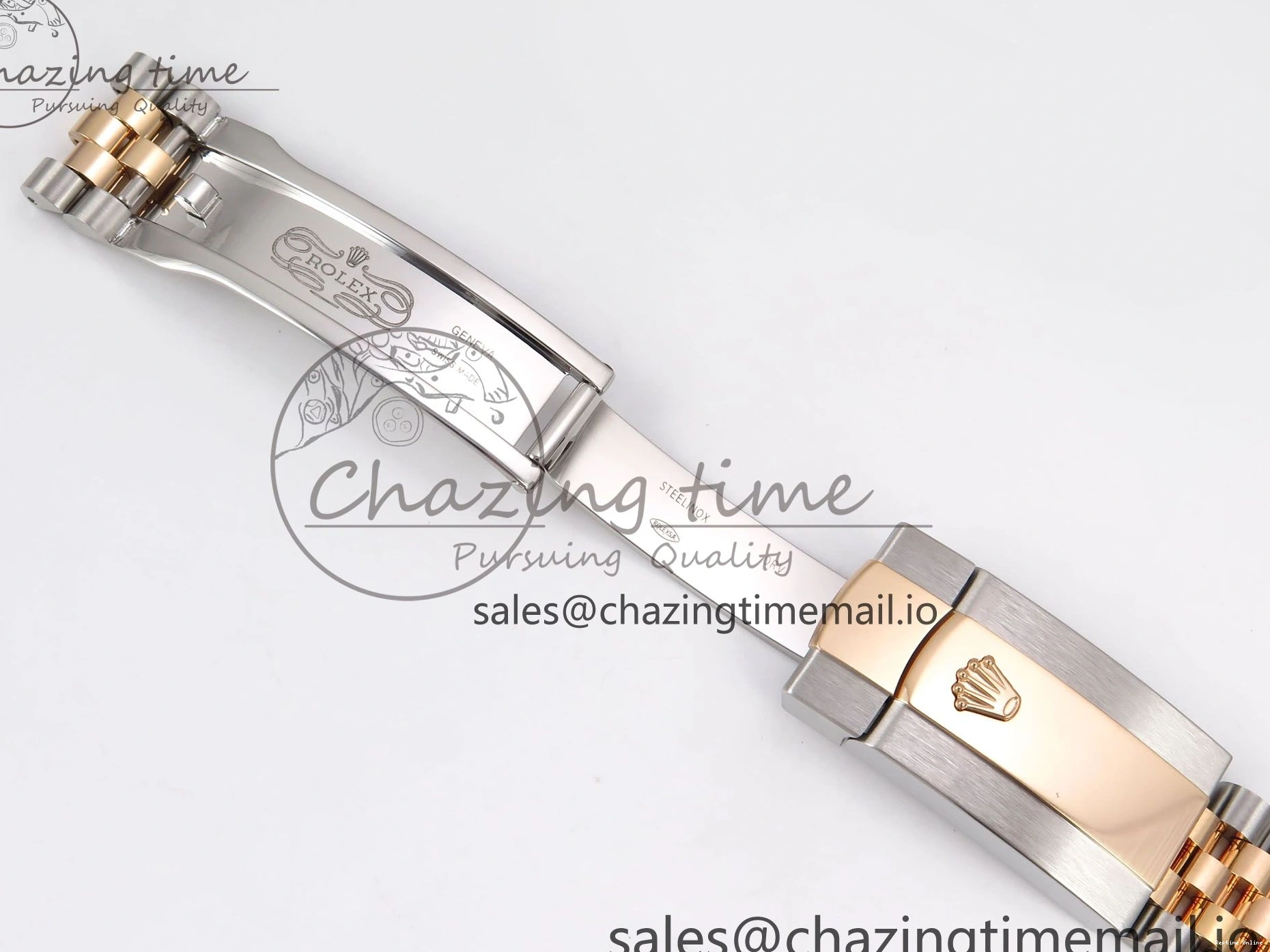 0130 DateJust 41 126331 ARF 1:1 Best Edition 904L Steel Brown Diamonds Dial on SS RG Jubilee Bracelet SH3235（Gain Weight） Thermal 1111